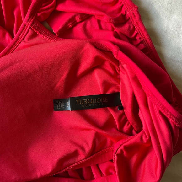 Red Bathing Suit Top - Picture 2 of 2